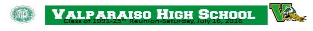 VALPARAISO HIGH SCHOOL Reunion